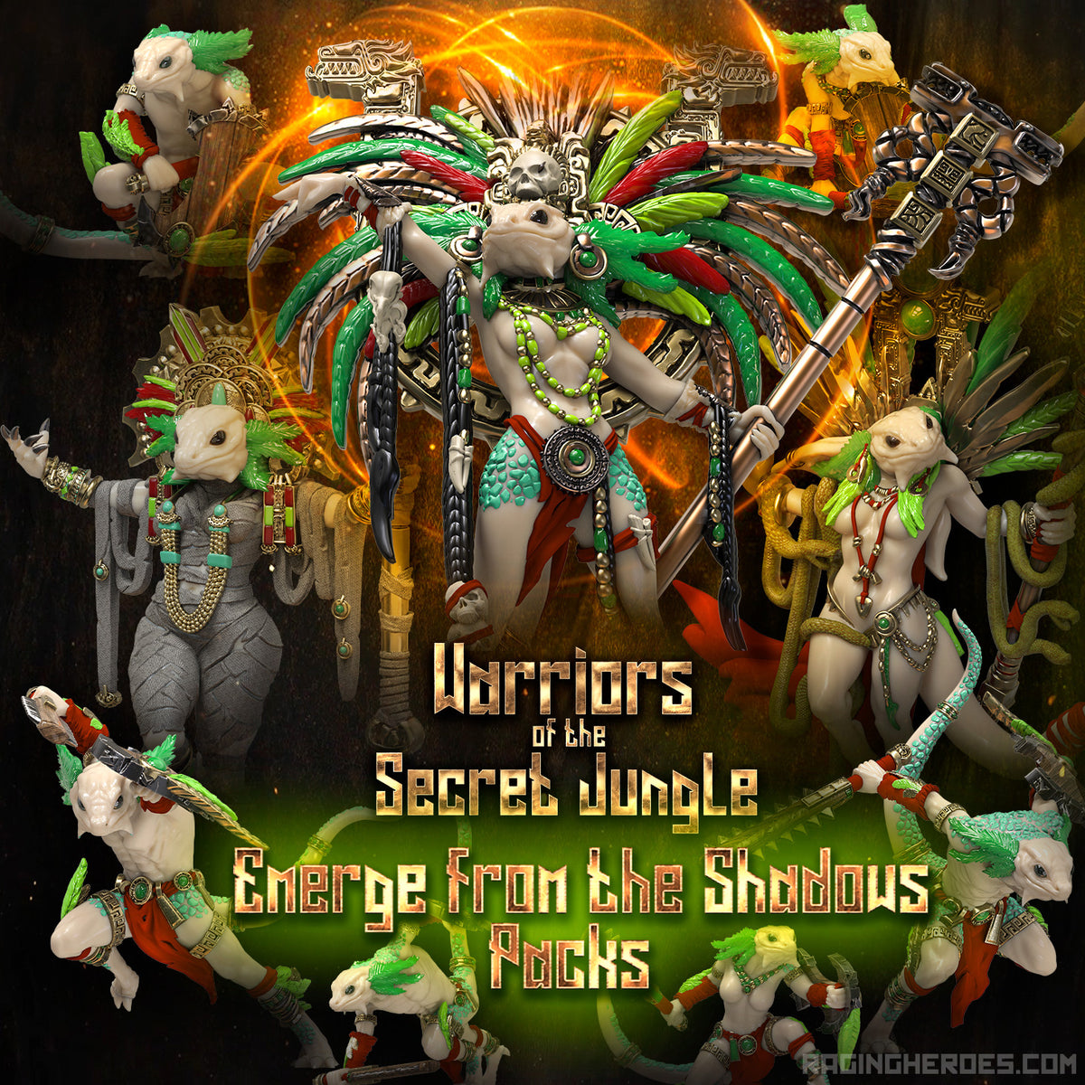 Secret Jungle Protectors Pack (WSJ - F) - Raging Heroes