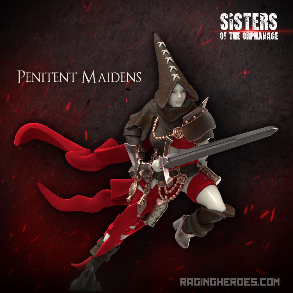 Blade Maidens-COMMAND-Raging Heroes-Sisters of Battle Squad Sororitas  Canoness