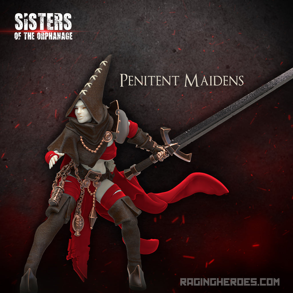 Blade Maidens-COMMAND-Raging Heroes-Sisters of Battle Squad Sororitas  Canoness